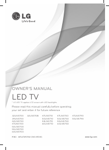 Manual LG 47LN5700 LED Television