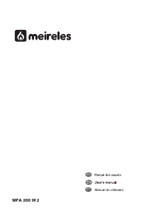 Manual Meireles MFA 260 W.2 Freezer