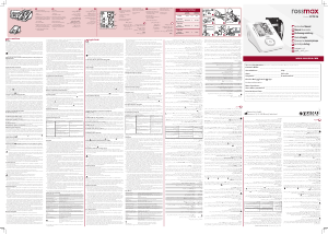 Manual Rossmax CF701k Blood Pressure Monitor