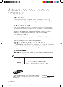Mode d’emploi Samsung AQ24AWA Climatiseur