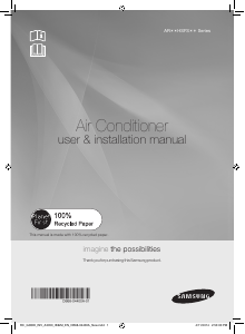 Handleiding Samsung AR12HSFSDWK/JO Airconditioner