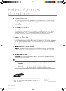 Manual Samsung AQ18AWAX Air Conditioner