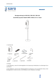 Bedienungsanleitung Saro MERIT Flüssigseifenspender