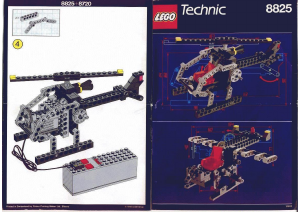Manual de uso Lego set 8825 Technic Helicóptero
