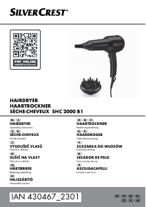Manual SilverCrest IAN 430467 Hair Dryer