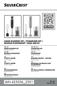 Manual SilverCrest IAN 425056 Hand Blender