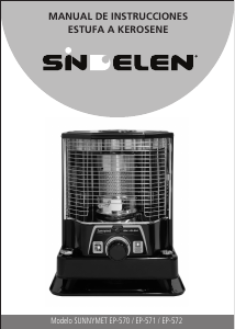 Manual de uso Sindelen EP-572NG Calefactor