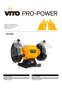 Manual de uso Vito VIES150B Amoladora de banco