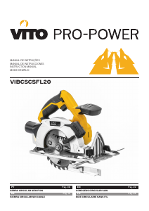 Manual de uso Vito VIBCSCSFL20 Sierra circular