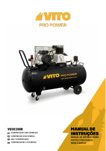 Manual de uso Vito VICOC200B Compresor