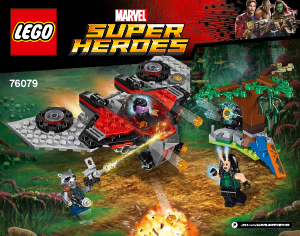 Bruksanvisning Lego set 76079 Super Heroes Ravager-angrepsjager