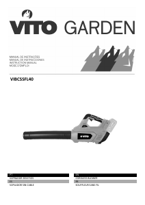 Manual Vito VIBCSSFL40 Soprador de folhas