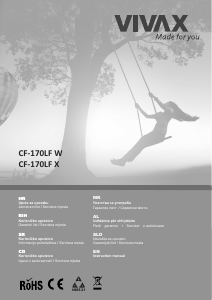 Handleiding Vivax CF-170LF X Koel-vries combinatie