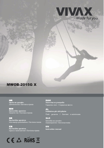 Priručnik Vivax MWOB-2015G X Mikrovalna pećnica