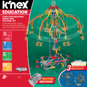 Manual K'nex set 77077 Education Swing ride