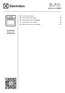 Manual Electrolux EOF4P46X Oven