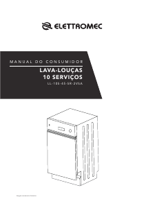 Manual Elettromec LL-10S-45-SR-2VSA Máquina de lavar louça