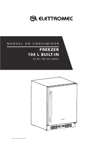 Manual Elettromec FZ-BI-104-XX-2WKA Congelador