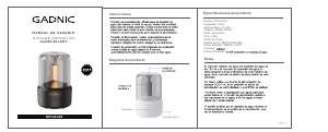 Manual Gadnic DIFU0025 Difusor de aroma