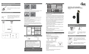 Manual de uso Gadnic KPELU038 Care Barbero