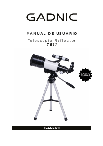 Manual de uso Gadnic TELESC11 Telescopio