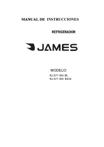 Manual de uso James RJ 571 INV Frigorífico combinado