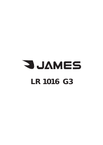 Manual de uso James LR 1016 BL G3 Lavadora
