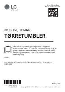 Brugsanvisning LG RV9DN9037 Tørretumbler