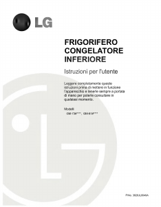 Manuale LG GM-739DTCA Frigorifero-congelatore