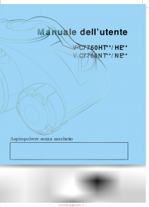 Manuale LG V-C7760HEQR Aspirapolvere