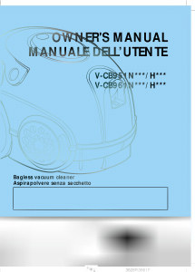 Manuale LG V-CB961NTQR Aspirapolvere