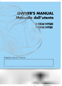 Manual LG V-CB361HTQS Vacuum Cleaner