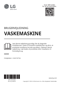 Brugsanvisning LG F4Y5RYP3W Vaskemaskine