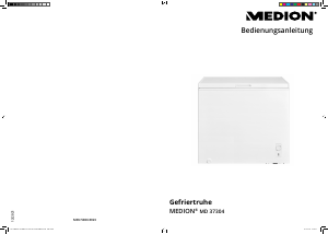 Bedienungsanleitung Medion MD 37304 Gefrierschrank