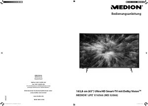 Bedienungsanleitung Medion LIFE X16566 (MD 32066) LED fernseher