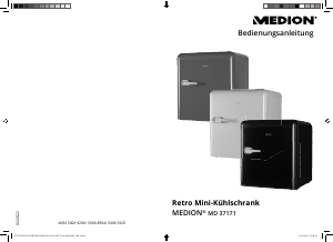 Bedienungsanleitung Medion MD 37171 Kühlschrank