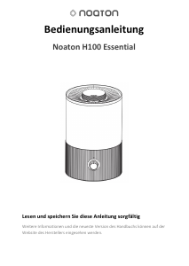 Bedienungsanleitung Noaton H100 Essential Luftbefeuchter