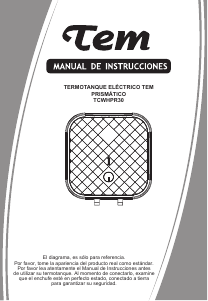Manual de uso Tem TCWHPR30 Calentador de agua