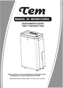 Manual de uso Tem T1QDH20LT1002 Deshumidificador