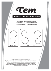 Manual de uso Tem T1DAN4HVT2308 Placa