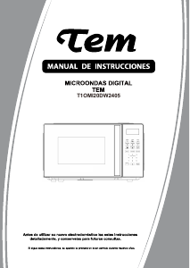 Manual de uso Tem T1OMI20DW2405 Microondas