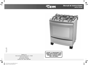 Manual de uso Tem Luna Glass 5H Cocina