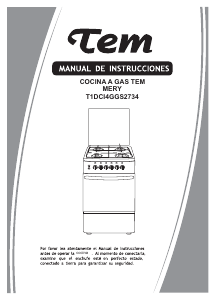 Manual de uso Tem T1DCI4GGS2734 Cocina