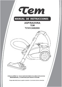 Manual de uso Tem TCVCCAN2000 Aspirador