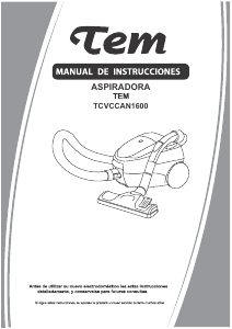 Manual de uso Tem TCVCCAN1600 Aspirador