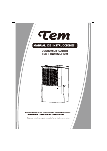 Manual de uso Tem T1QDH12LT1001 Deshumidificador