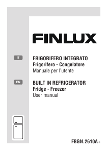 Manuale Finlux FBGN.2610A+ Frigorifero-congelatore