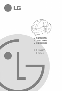 Manuale LG V-CQ302HTQR Aspirapolvere