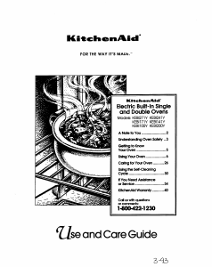 Manual KitchenAid KEBI271YBL3 Oven