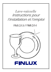 Mode d’emploi Finlux FINR.D13 Lave-vaisselle